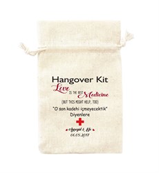 Baskılı Kese Hangover Kit Love